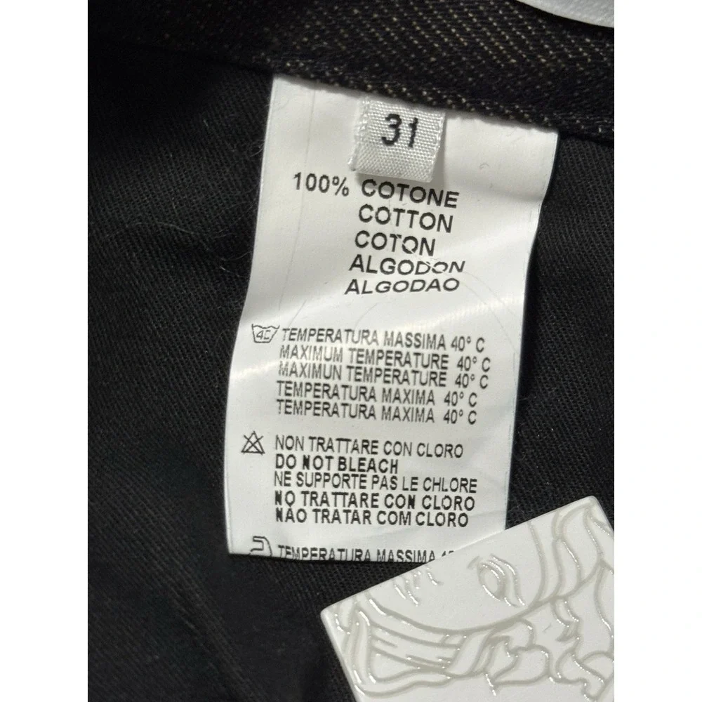 Versace Collection Jeans‎ Men Size 31x32 Black Cotton Denim New With Tags